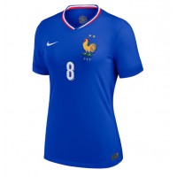 France Aurelien Tchouameni #8 Replica Home Shirt Ladies Euro 2024 Short Sleeve